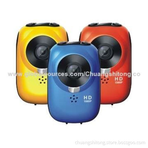 Wi-Fi Mini Waterproof Sports Cameras, 2.0MP, 1,080P at 30fps Resolution, Supports HDMI